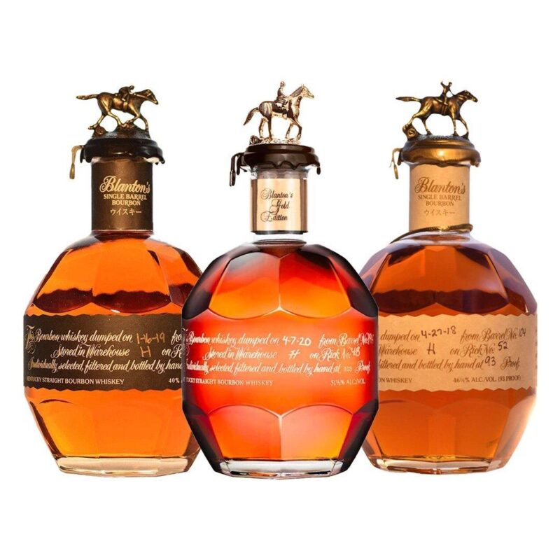 Blanton's Gold Edition 700ml, Blanton's Black, Blanton's Red Takara Special